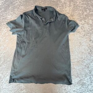 Robert Barakett Men's Grey Short Sleeve Polo Shirt Size L